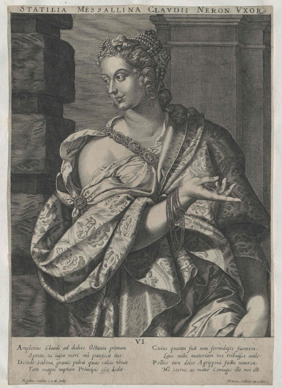 Statilia Messalina, od Artist Unknown