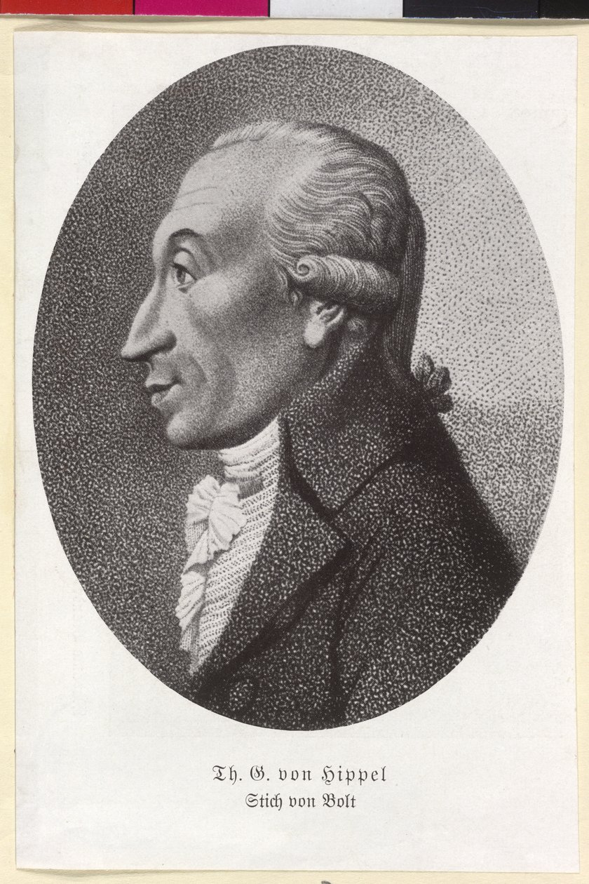 Theodor Gottlieb von Hippel od Artist Unknown