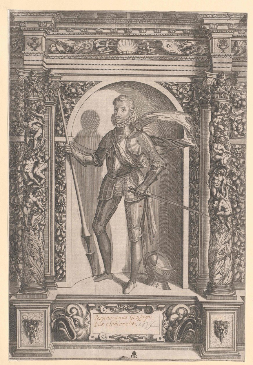 Vespasiano vévoda ze Sabionedy Gonzaga od Artist Unknown