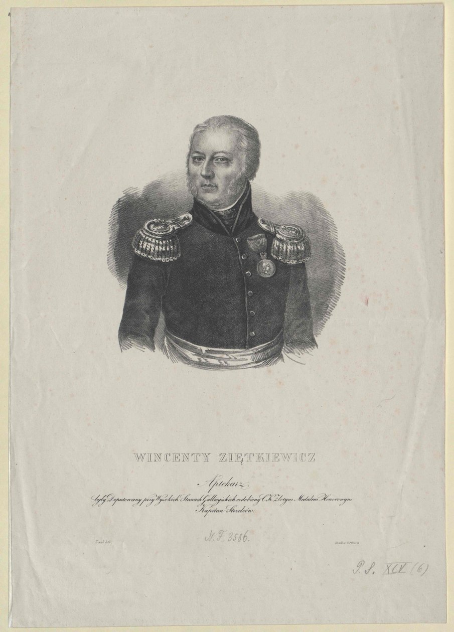 Wincenty Zietkiewicz od Artist Unknown