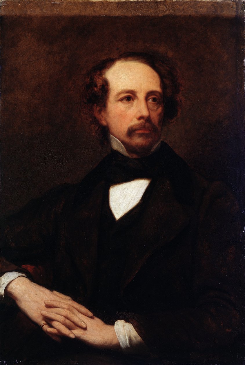 Portrét Charlese Dickense (1812-1870) 1855 od Ary Scheffer