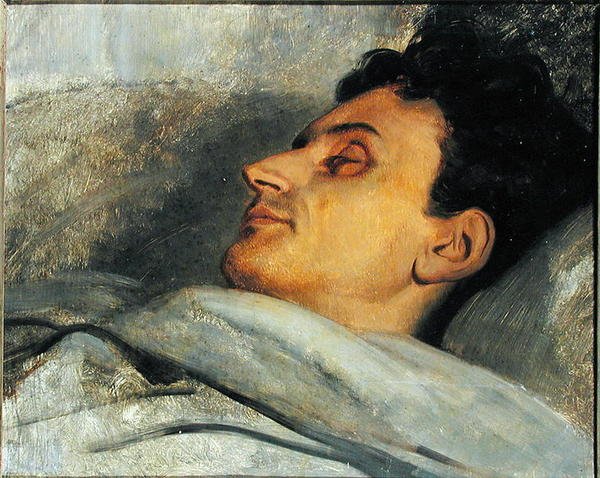 Armand Carrel (1800-36) na smrtelné posteli, 1836 od Ary Scheffer