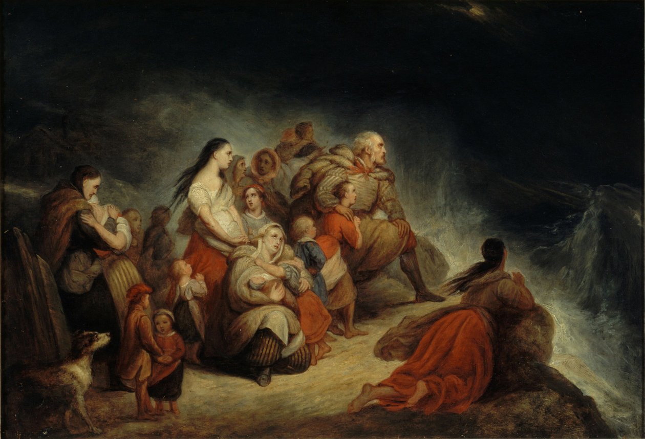 Bouře, asi 1820. od Ary Scheffer