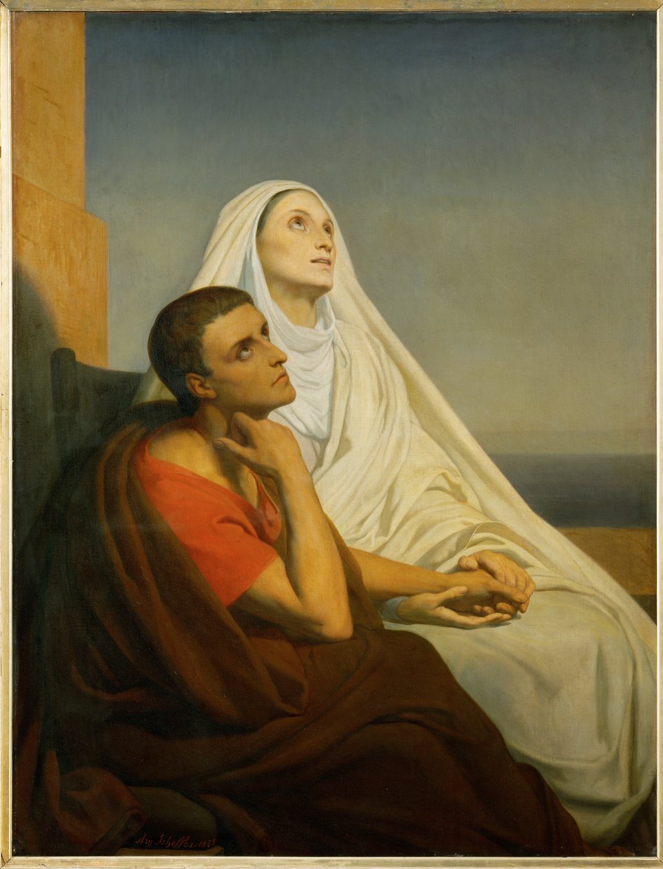 Svatý Augustin a jeho matka svatá Monika... od Ary Scheffer