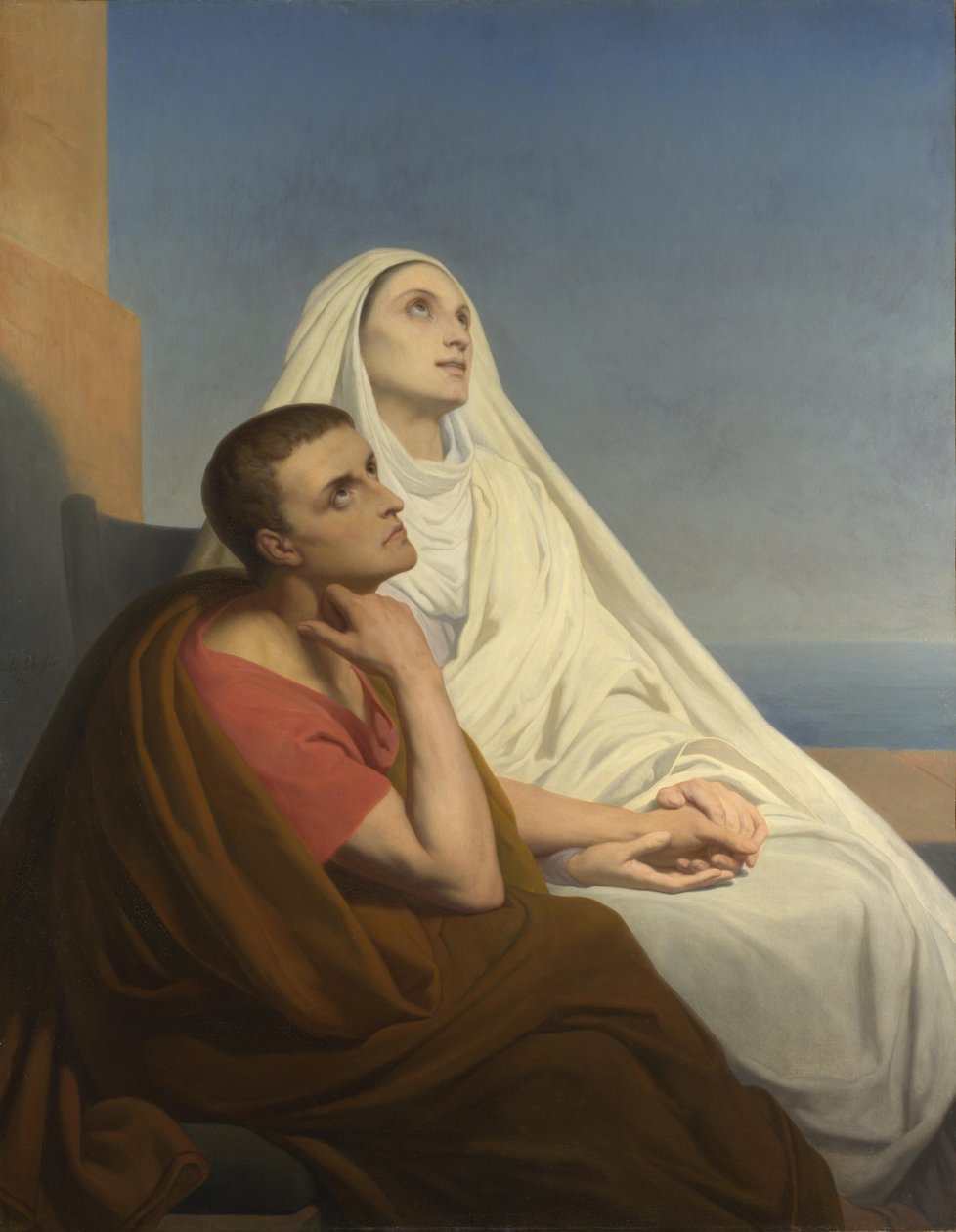 Svatí Augustin a Monika, 1854 od Ary Scheffer