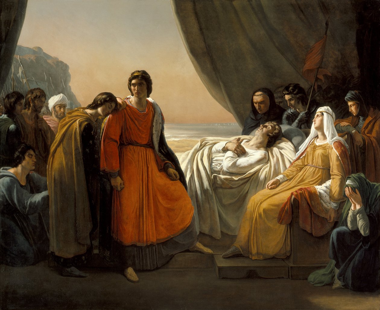 Smrt Saint Louis, c. 1817 od Ary Scheffer