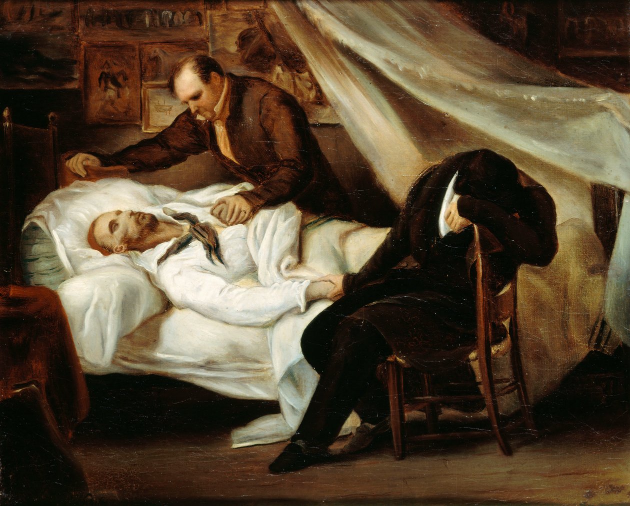 Smrt Théodora Géricaulta, 1824. od Ary Scheffer