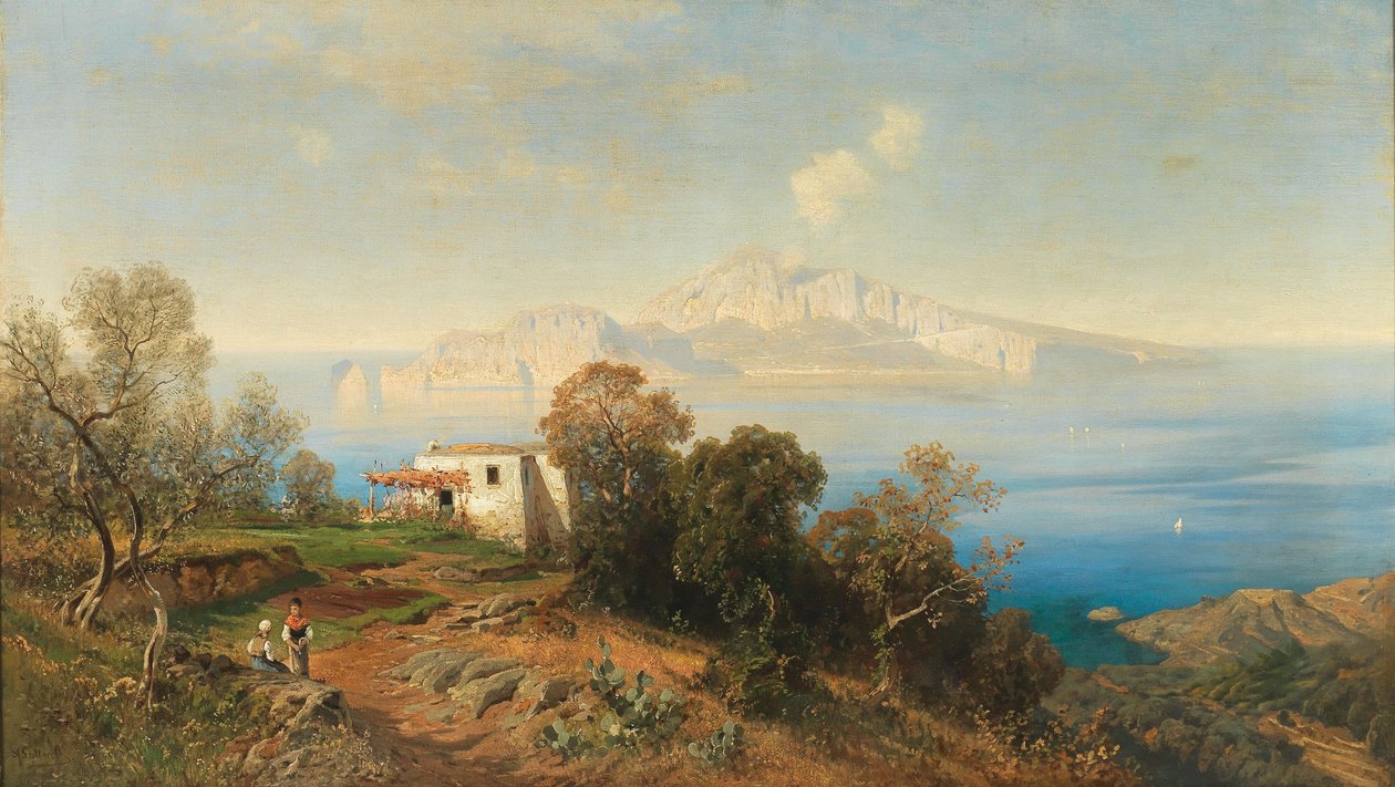 Pohled na Capri od Ascan Lutteroth