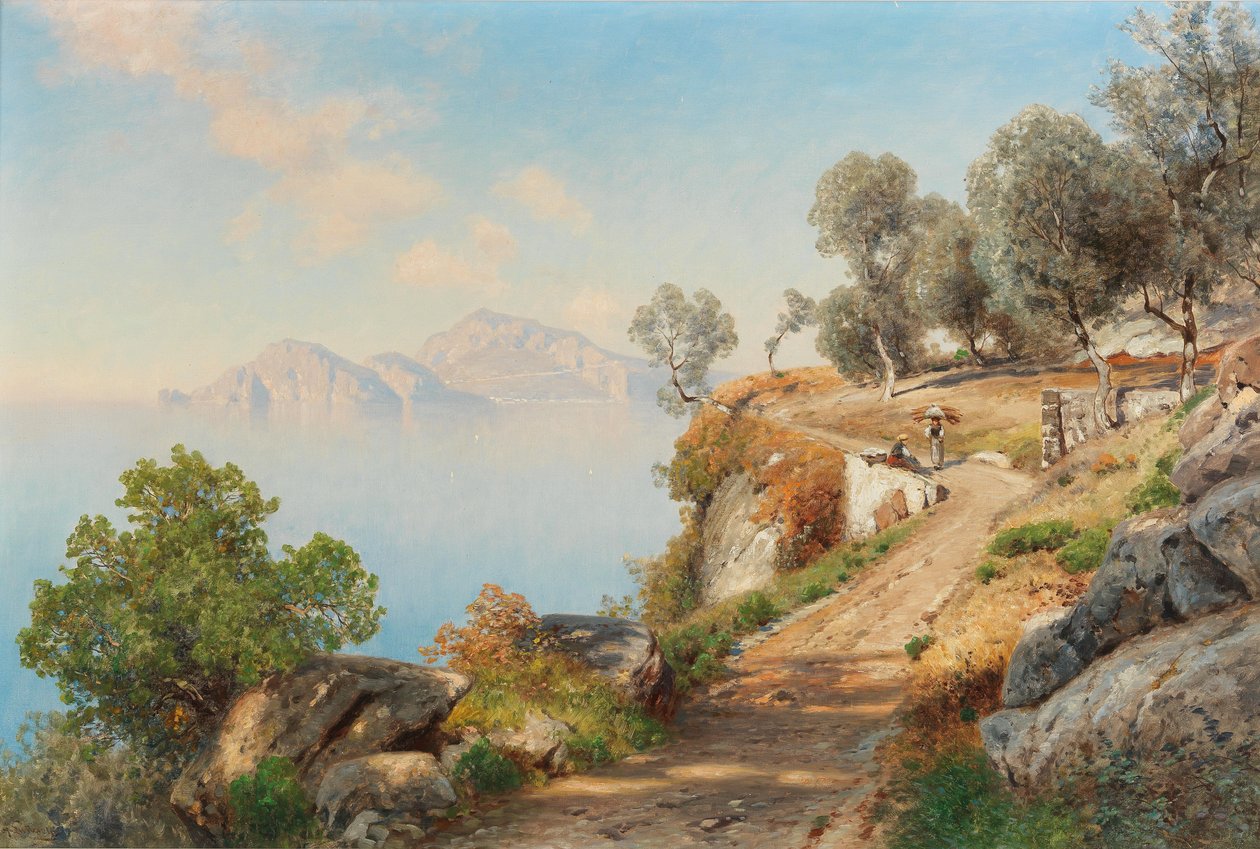 Němčina: Pohled na Capri od Ascan Lutteroth