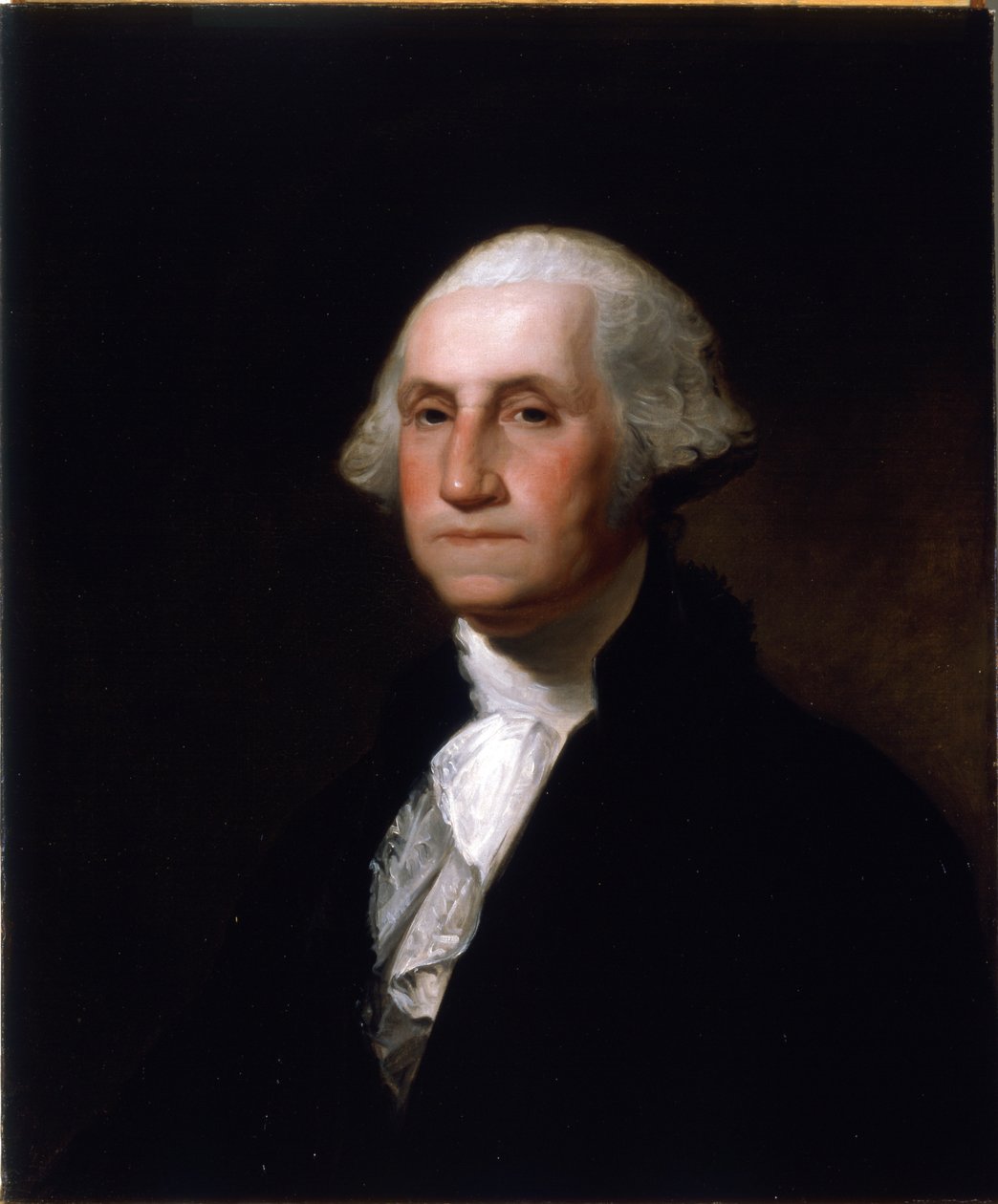 Portrét George Washingtona, podle obrazu Gilberta Stuarta (1755-1828) (viz 149687 pro pár) od Asher Brown Durand