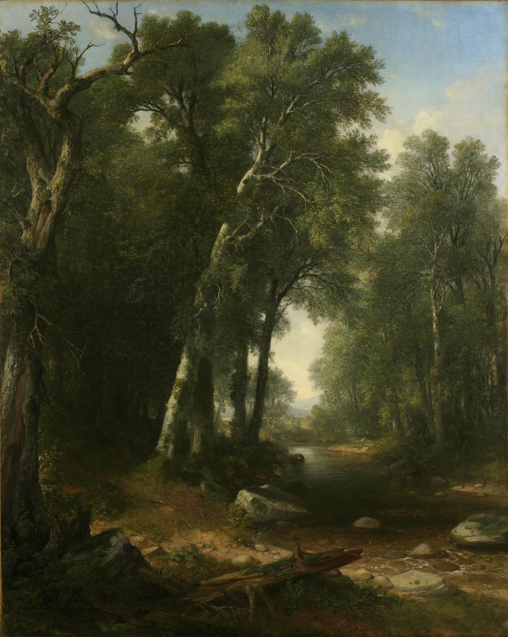 Lesní potok, 1859 od Asher Brown Durand
