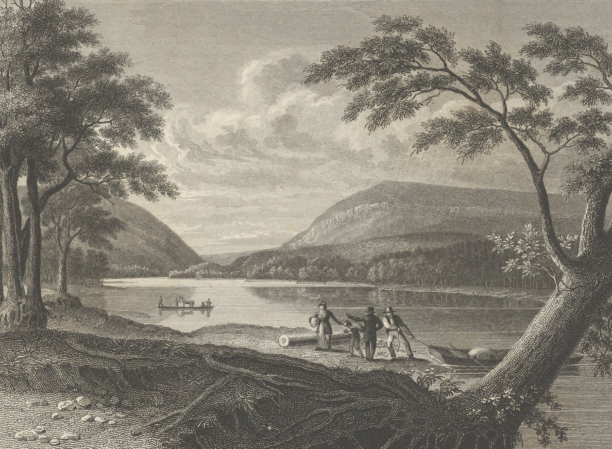 Delaware Water Gap, 1830. od Asher Brown Durand