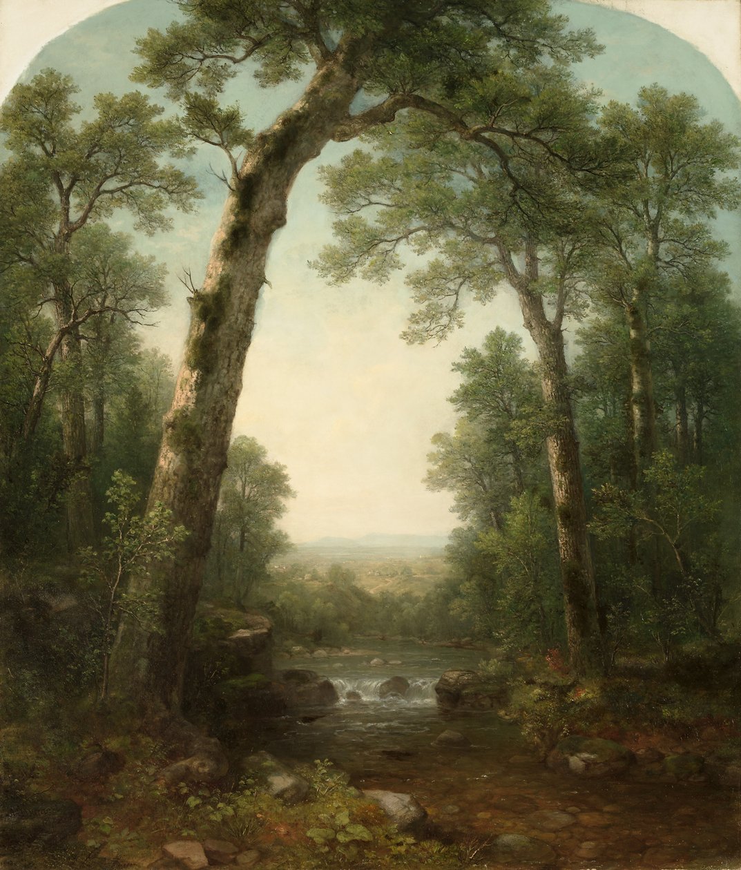 Forest Stream s Vista, 1872. od Asher Brown Durand