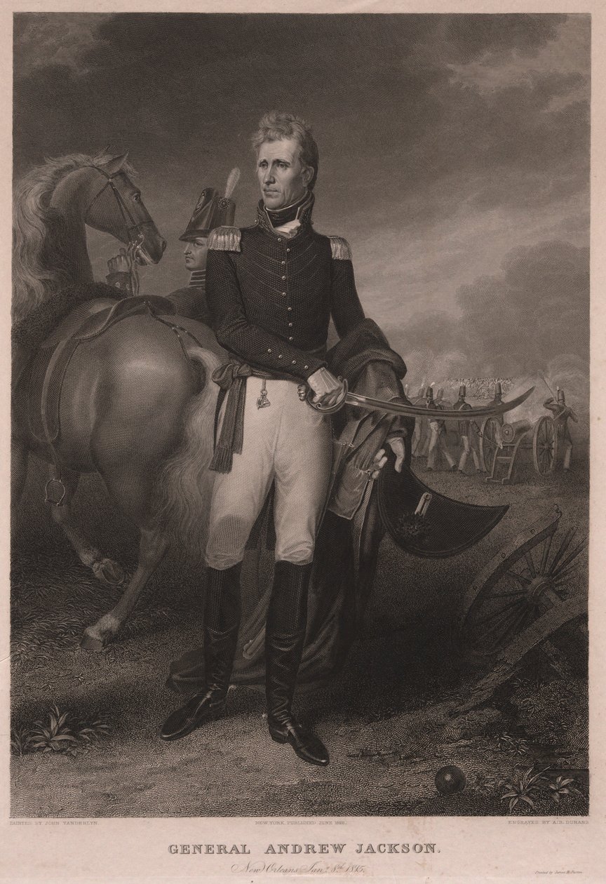 Generál Andrew Jackson od Asher Brown Durand