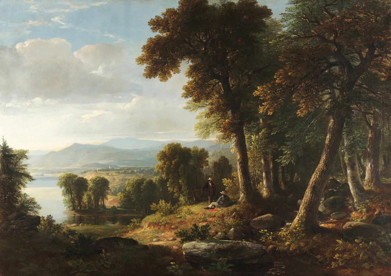 Krajina, 1850 od Asher Brown Durand