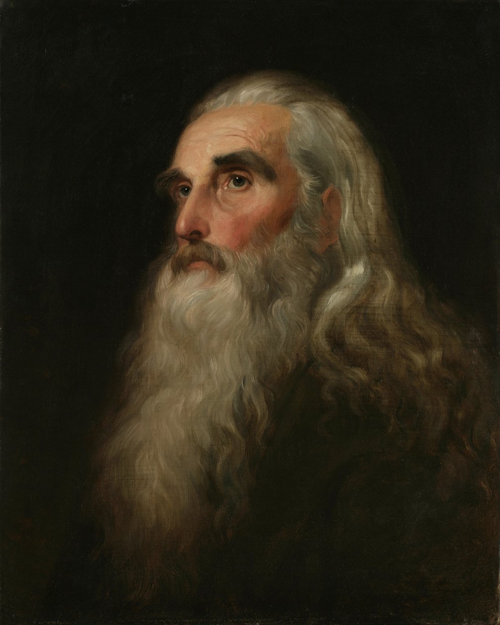 Římská hlava, 1840 od Asher Brown Durand