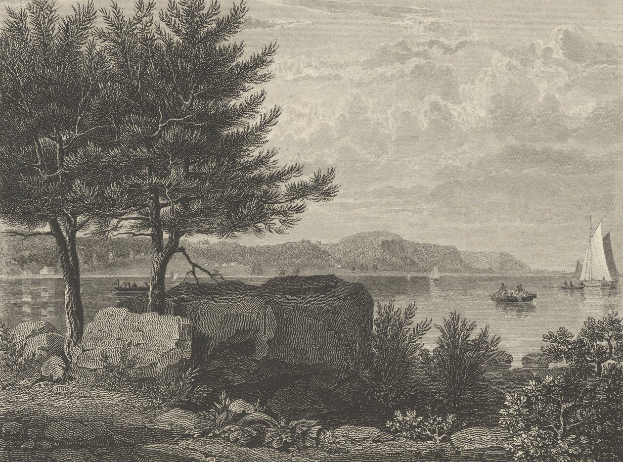 Weehawken, 1833. od Asher Brown Durand