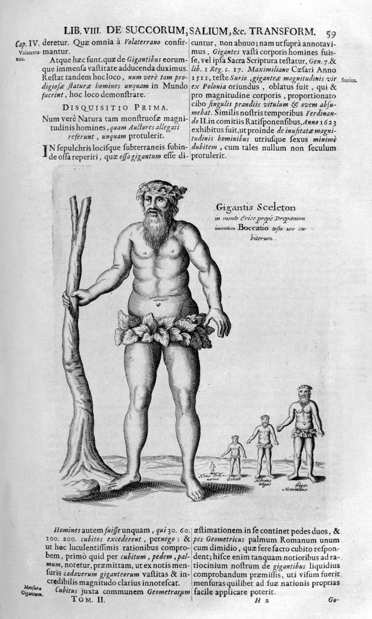 Předpotopní obři, 1678. od Athanasius Kircher