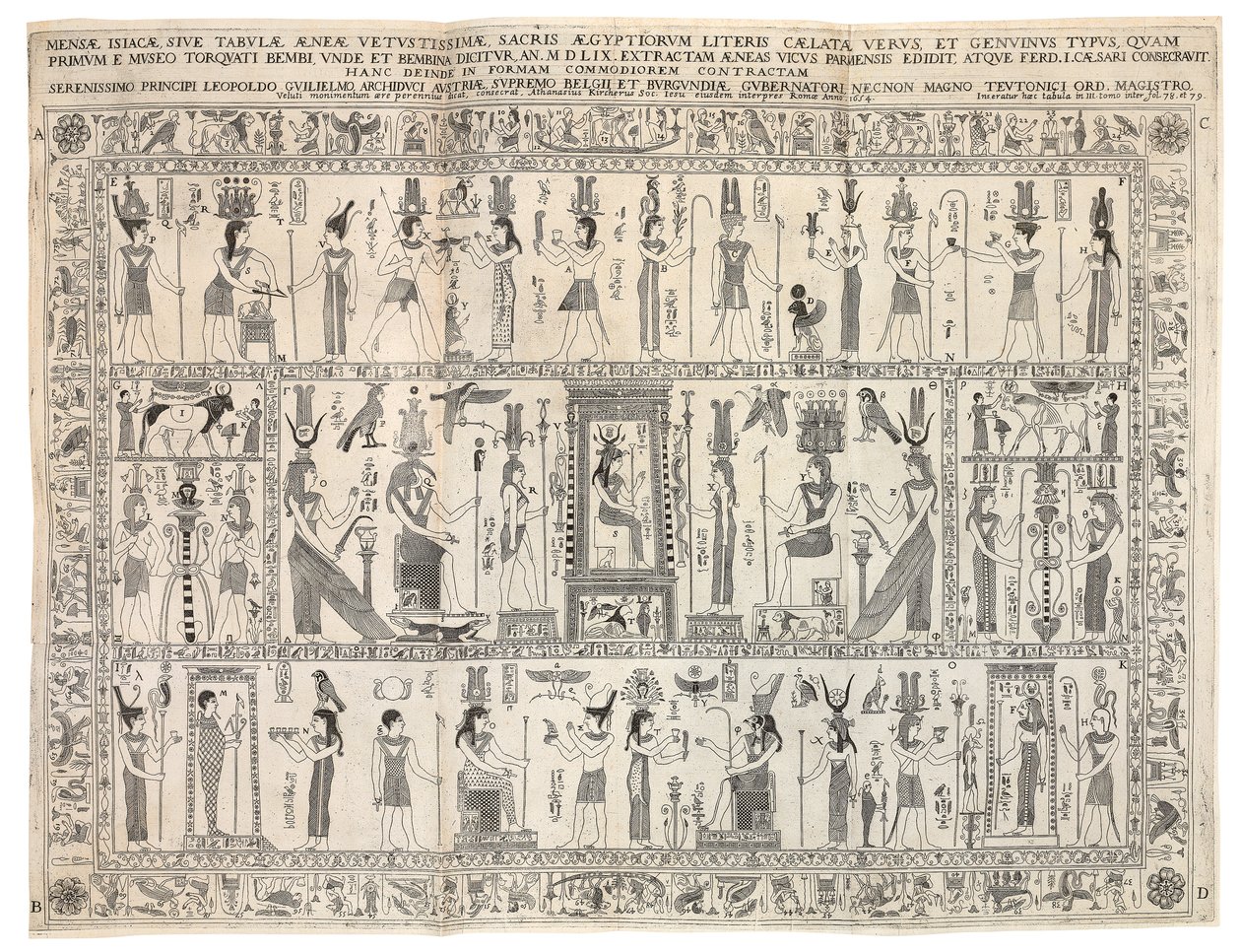 Oidipus Aegyptiakus od Athanasius Kircher