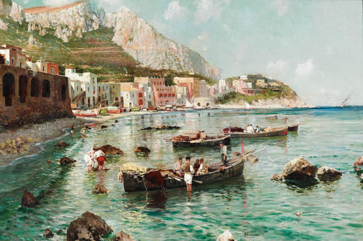 Attilio Pratella Capri Marina Grande od Attilio Pratella