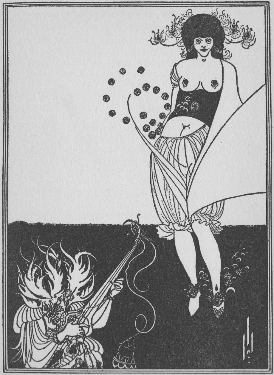 Žaludeční tanec, 1896 od Aubrey Beardsley