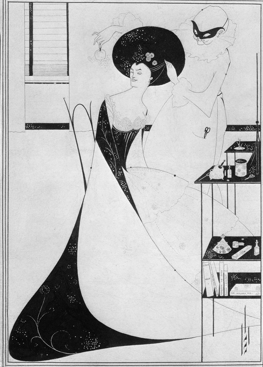 The Toilet of Salome, ilustrace k anglickému vydání hry Oscara Wilda 