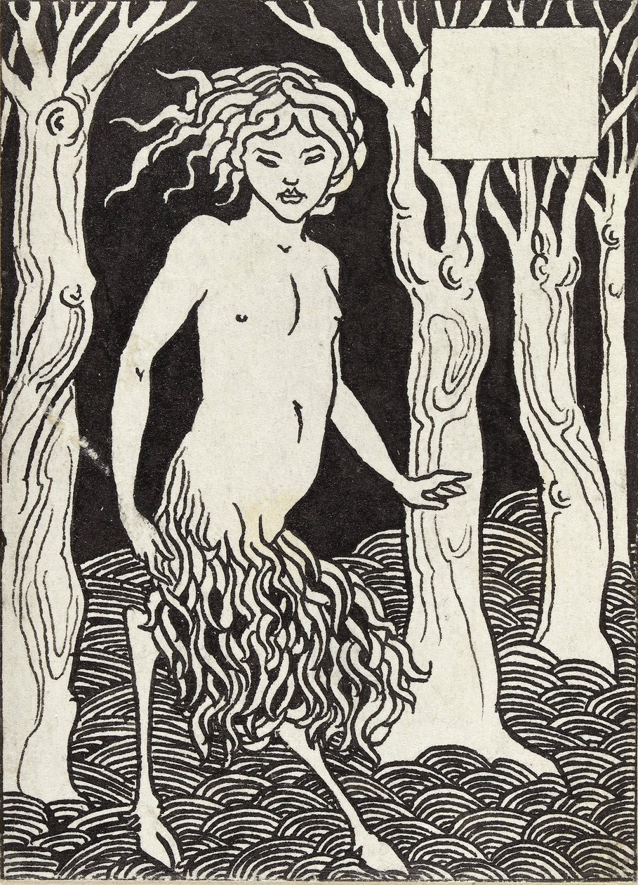 Faun, 80. léta 19. století od Aubrey Beardsley