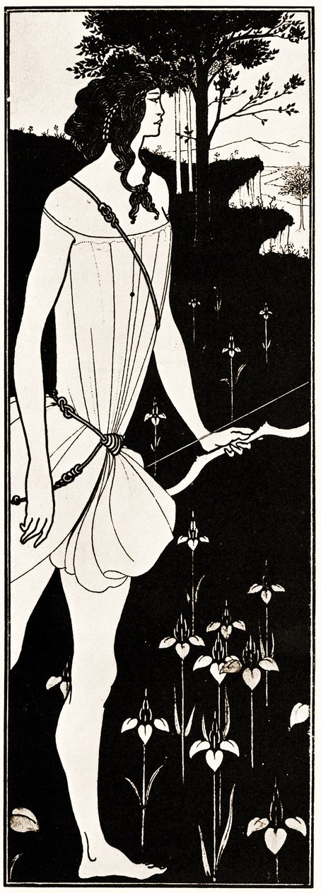 Atalanta v Calydonu, 1896 od Aubrey Beardsley