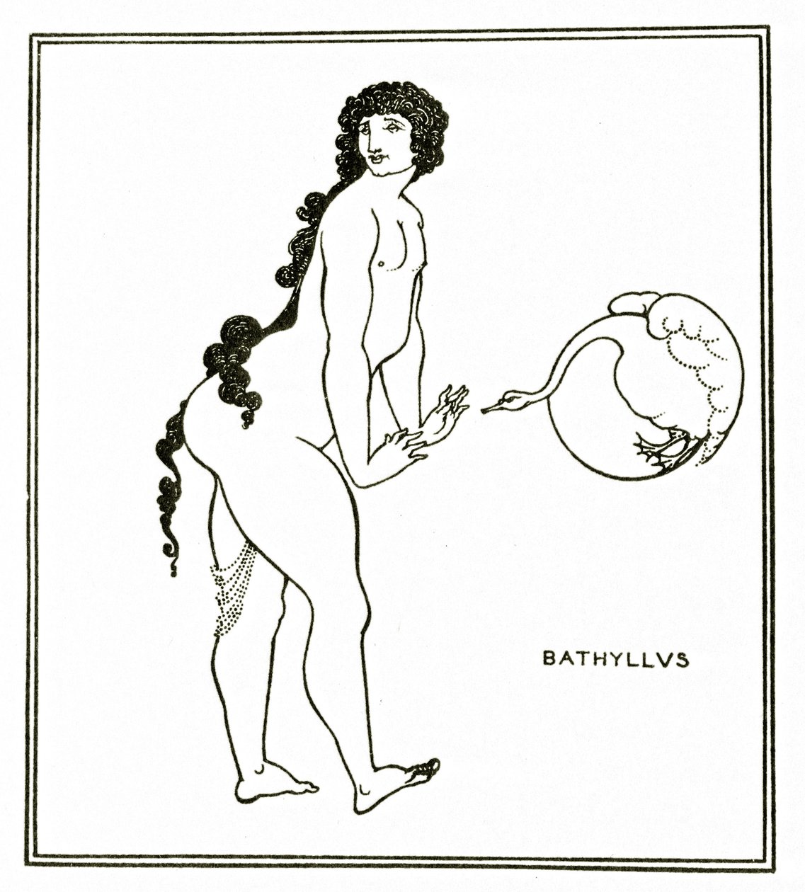 Bathyllus, kolem roku 1894 od Aubrey Beardsley
