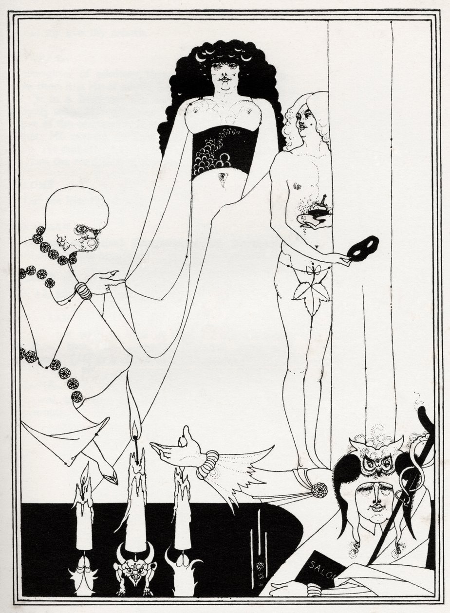 Vstupte do Herodias od Aubrey Beardsley