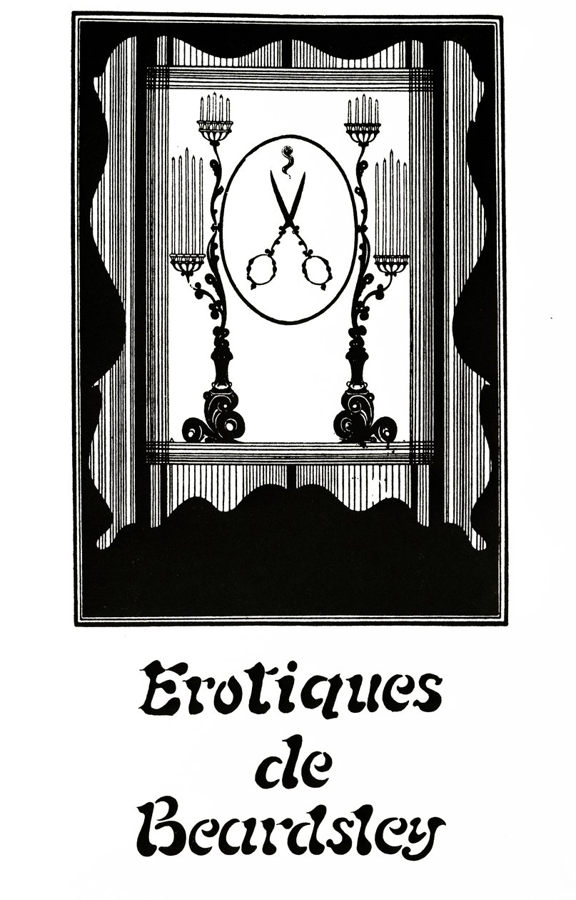 Beardsleyho erotika, cca 1894 od Aubrey Beardsley