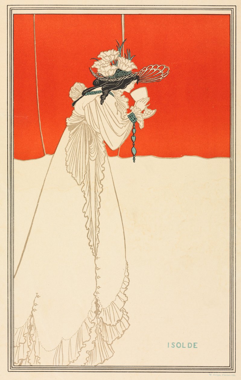 Isolda, 1895. od Aubrey Beardsley