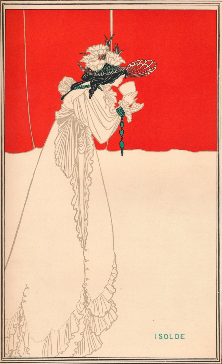 Isolda, c1895, 1896 od Aubrey Beardsley