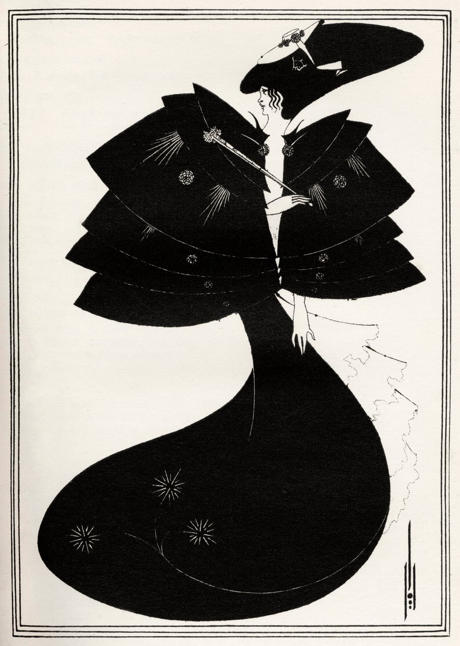 "Černý mys." od Aubrey Beardsley
