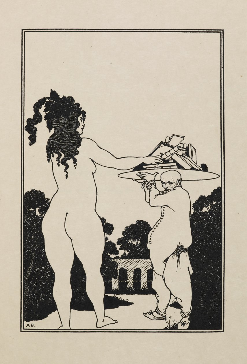 kresba z Knihy padesáti kreseb od Aubrey Beardsley