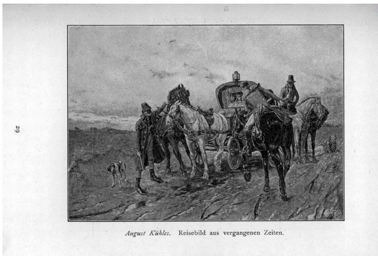 Cestovní obrázek z dob dávno minulých od August Kühles