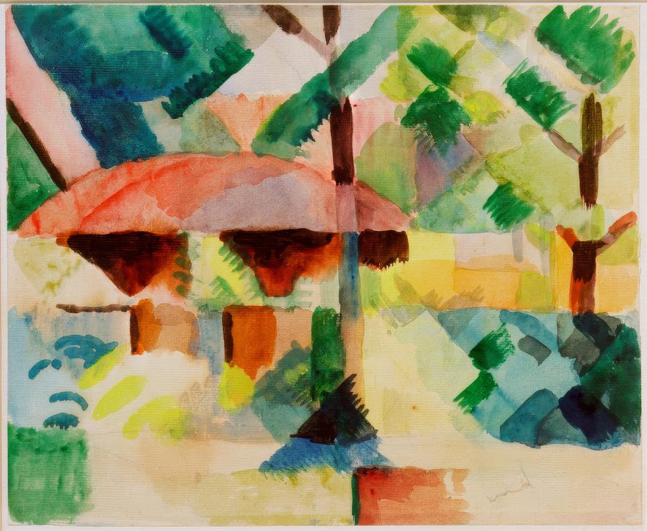 Vstup do zahrady od August Macke