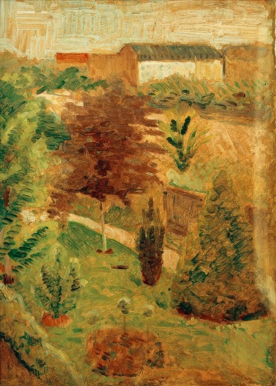 Naše zahrada v Bonnu od August Macke