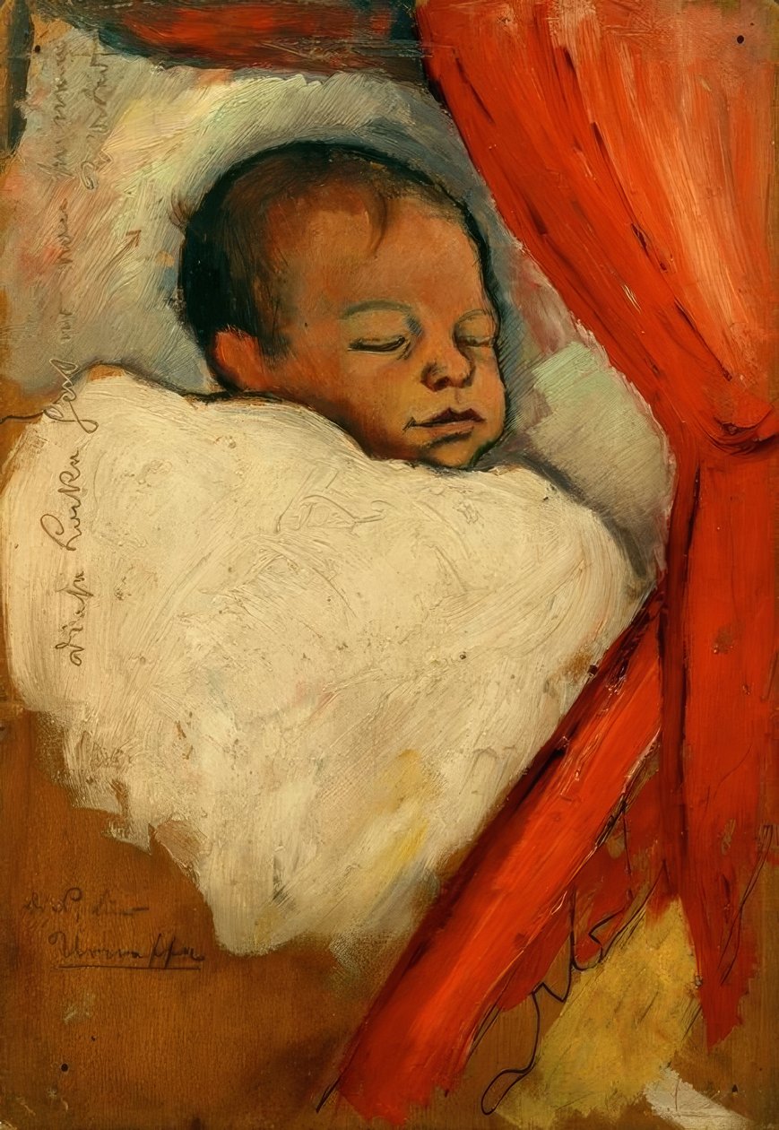 Walter, tři dny starý od August Macke