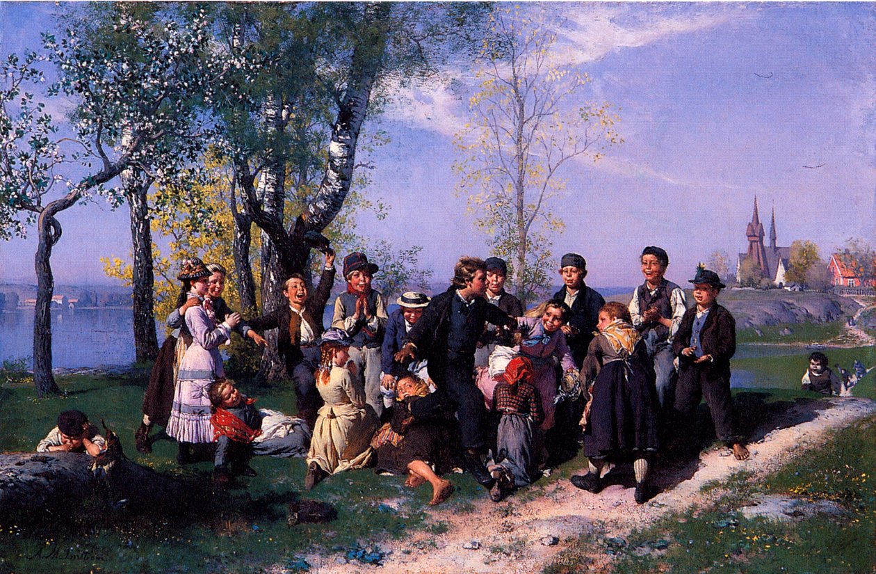 Tkát telecí kůži od August Malmström