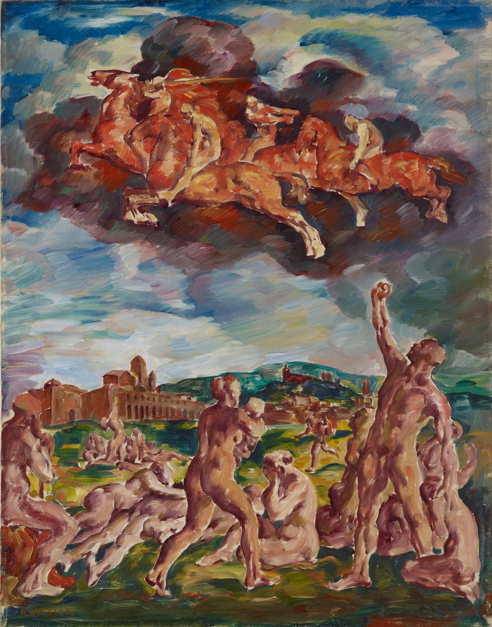 Jezdci apokalypsy, 1917 od August Deusser