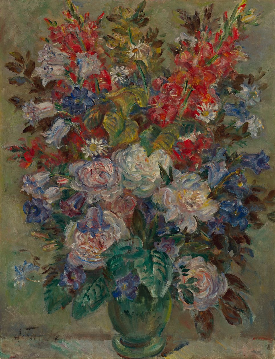 Květinové zátiší (olej na plátně) od August Hermann Fricke
