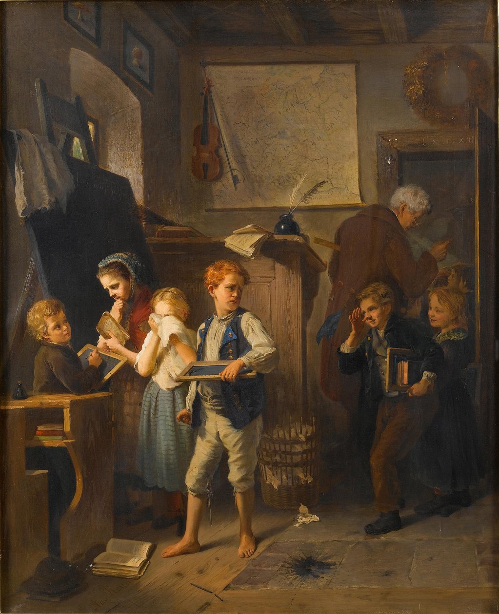 Neposlušná třída, 1876. od August Heyn