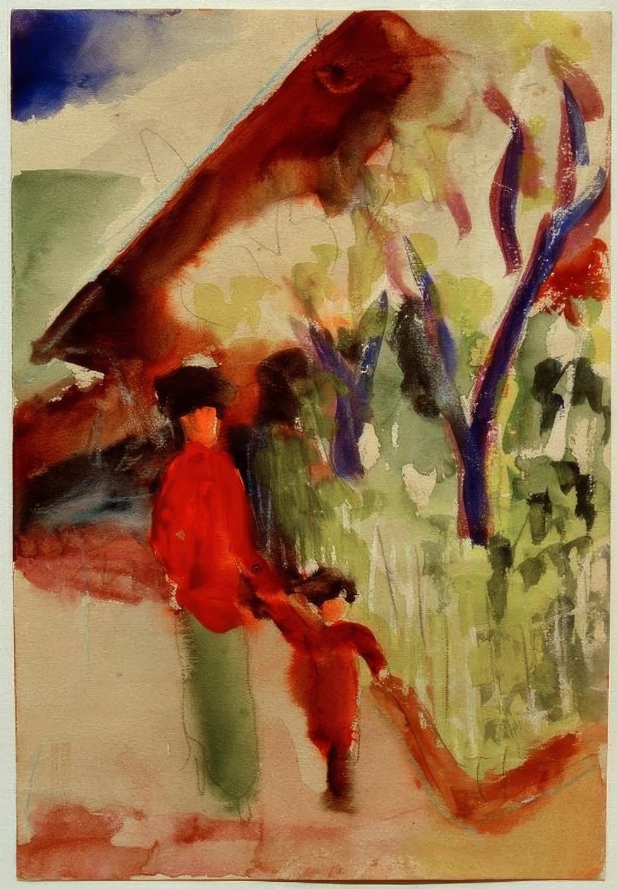 Jsem Schweizerhaus od August Macke
