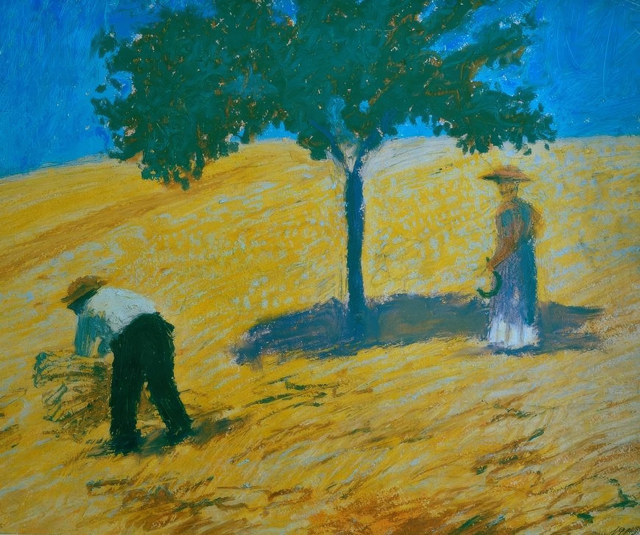 Strom v kukuřičném poli od August Macke
