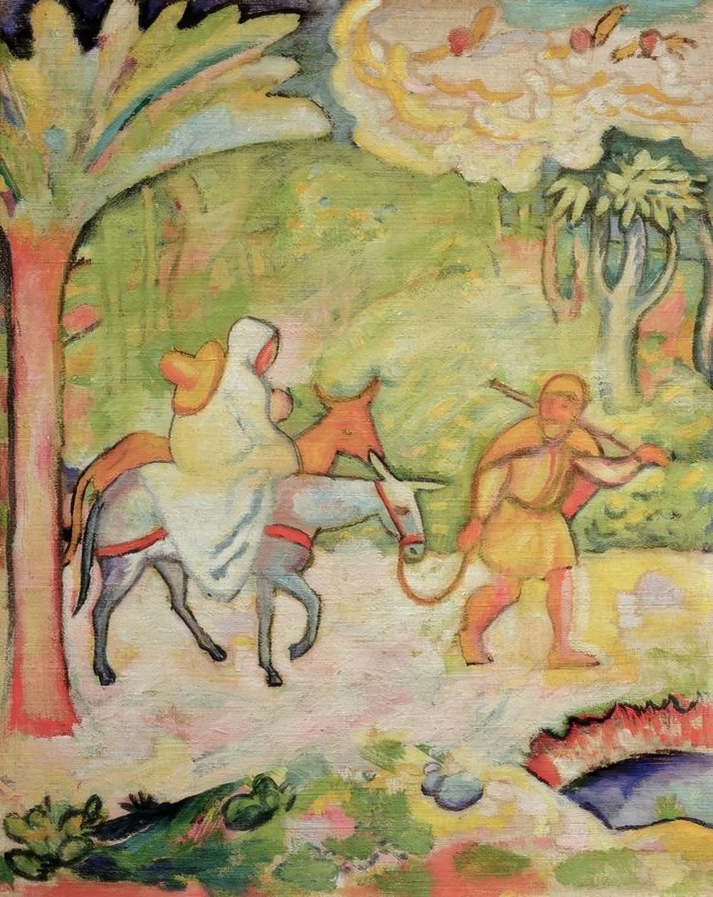 Útěk do Egypta od August Macke
