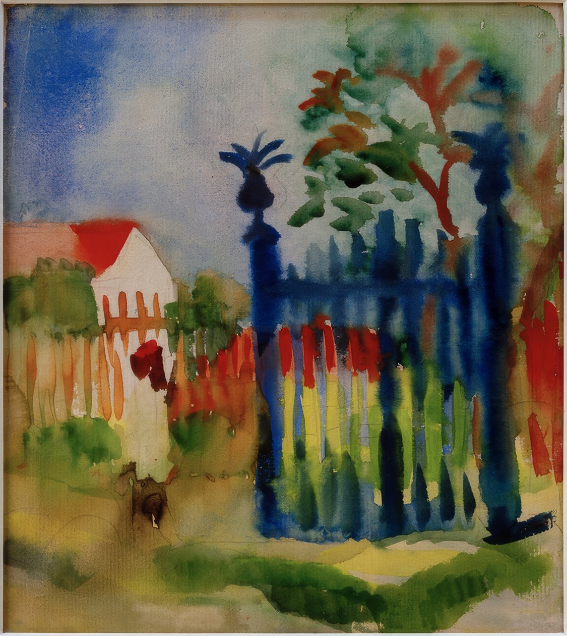 Zahradní brána od August Macke