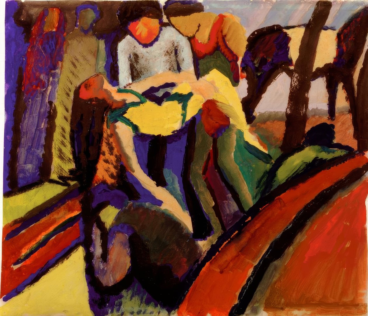 Převrácený od August Macke