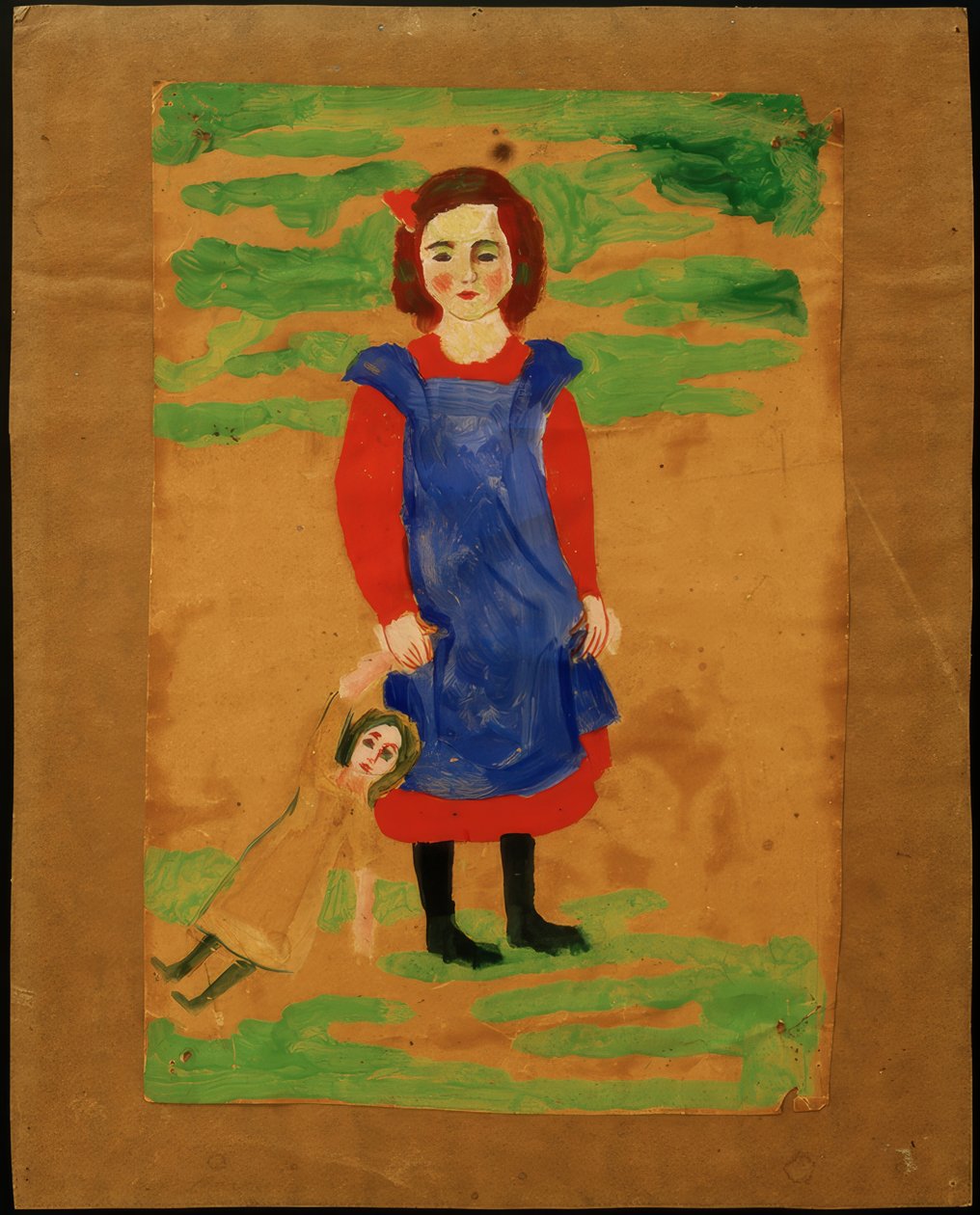 Dítě s panenkou od August Macke