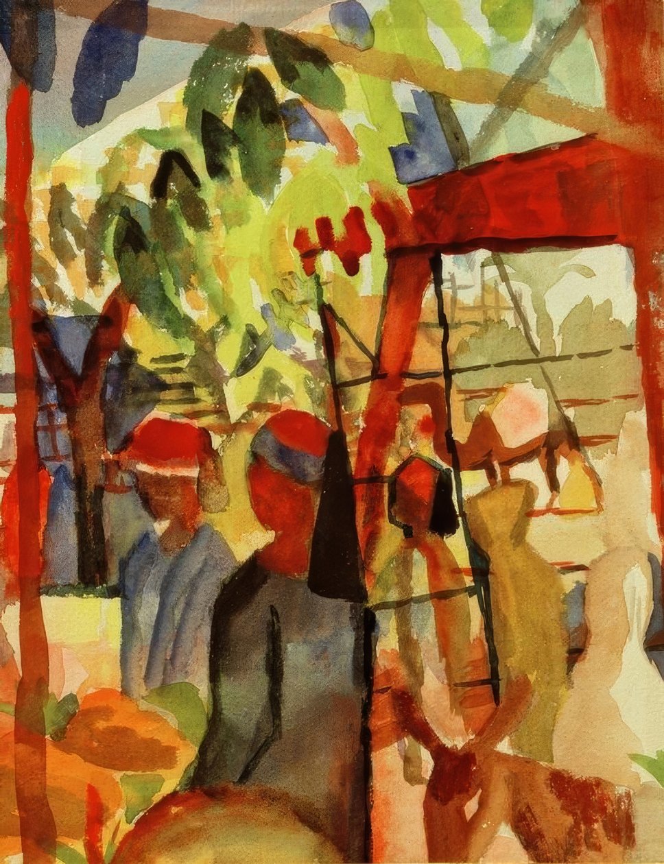 Marktleben od August Macke
